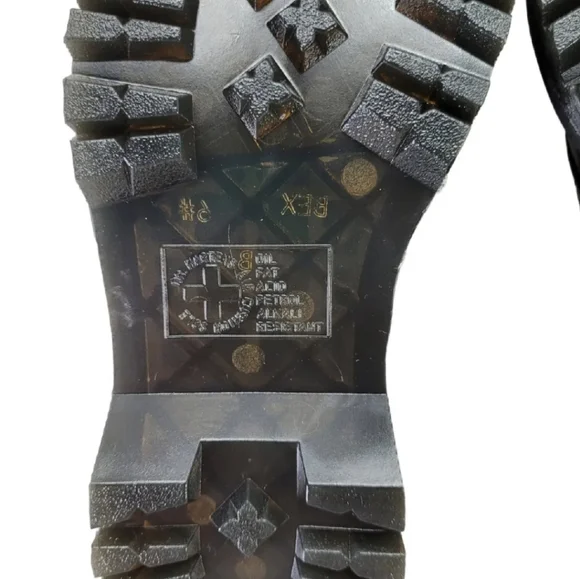 Dr.Martens 1461 Quad Platform Distressed Patent Leather Oxfords  Wms USM 7 USL 8 - Picture 11 of 11